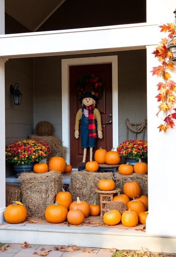 halloween themed scarecrow decorations