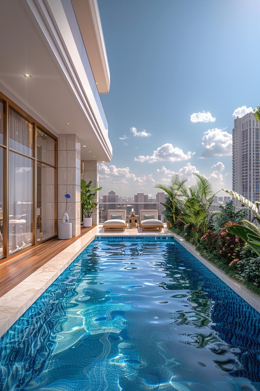 6. Elevated Aquatic Bar Pool Design-0