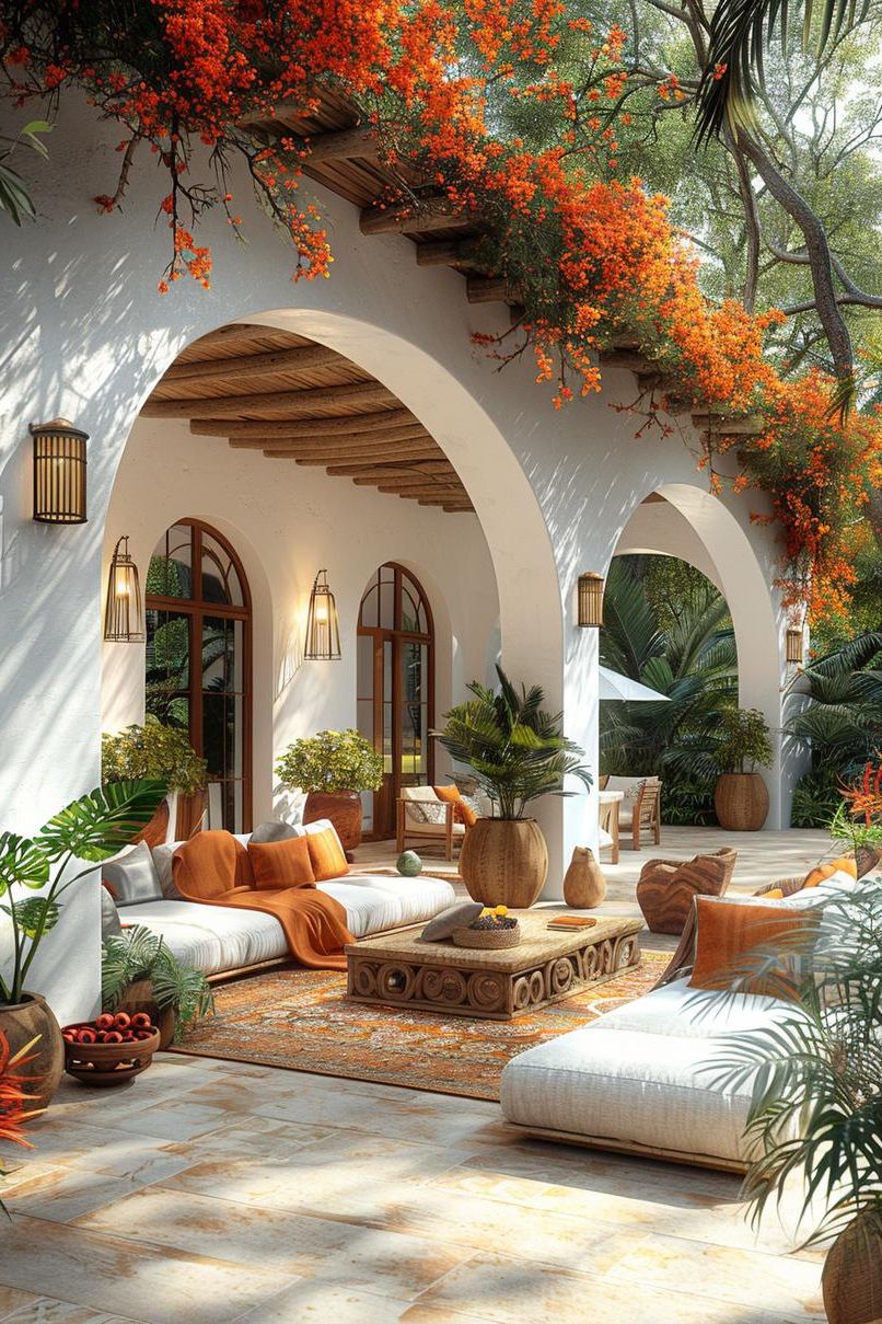 3. Mediterranean Pergola for Sunlit Patios-2
