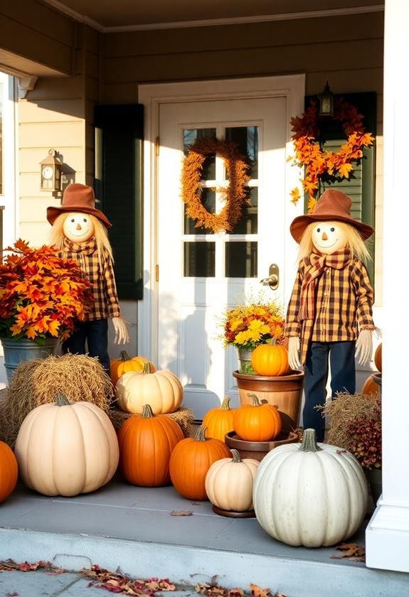 harvest season decorations display