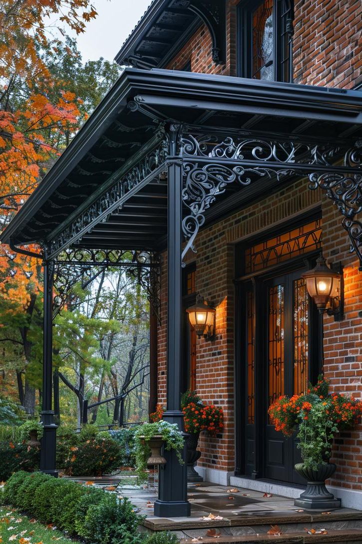 6. Metal Awning with Climbing Plants-0