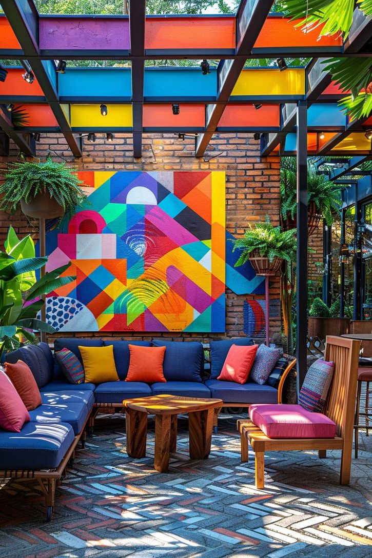 12. Vibrant Patio Art Inspiration-0