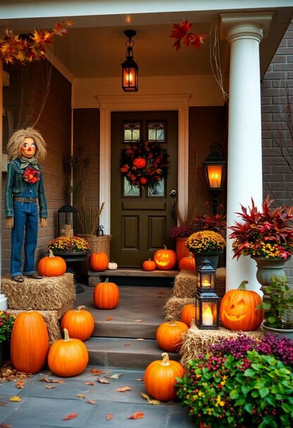 spooky decorations and costumes