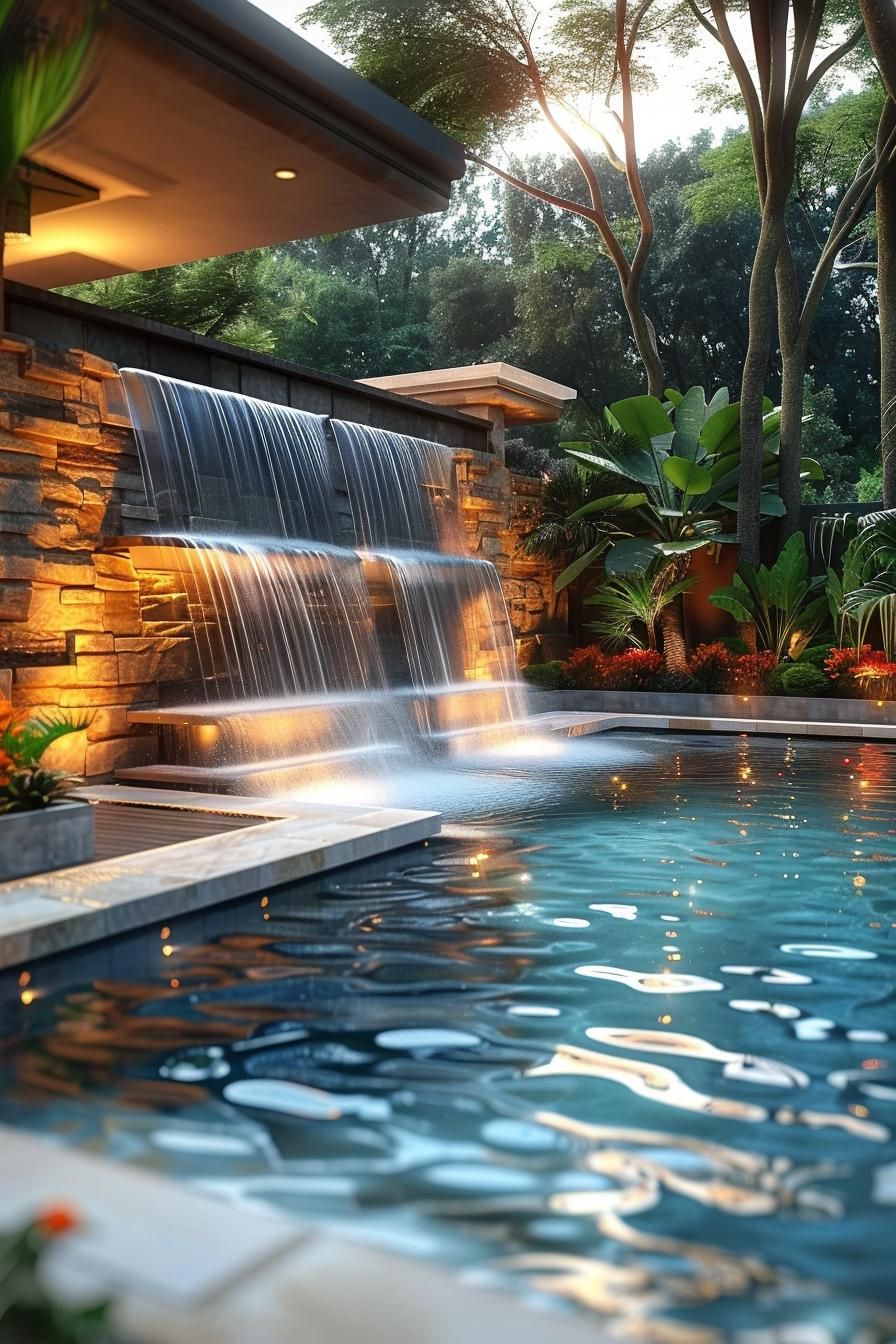 10. Cascading Waters in Modern Pools-1