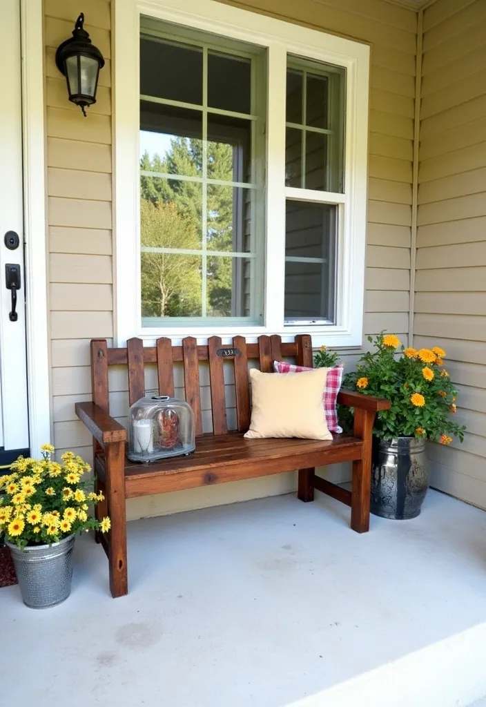 27+ Perfect Fall Porch Decor Ideas - 23. Upcycled Decor