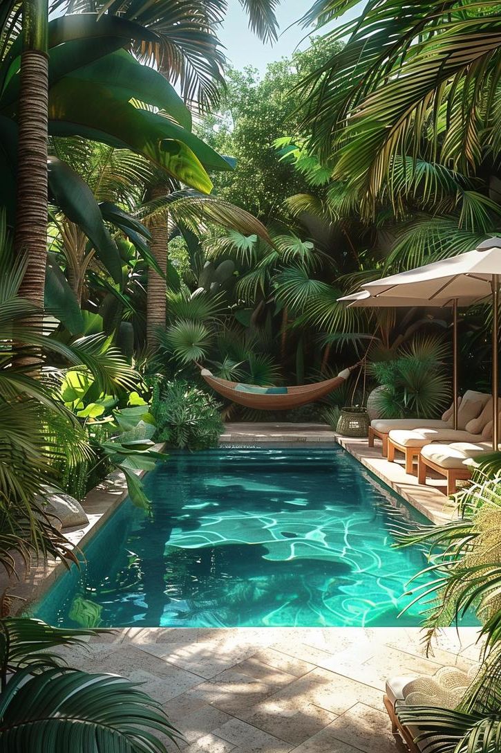 6. Tropical Hammock Oasis by Pool-2