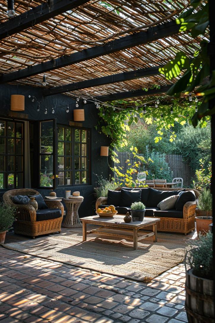 12. Woven Willow Branch Canopy Ideas-0