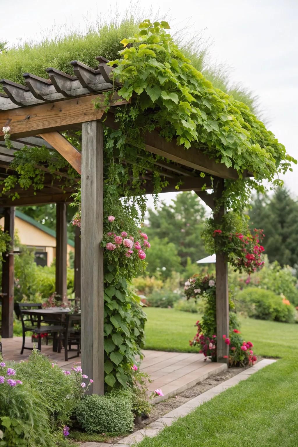 Green living roofs bring nature and sustainability together.