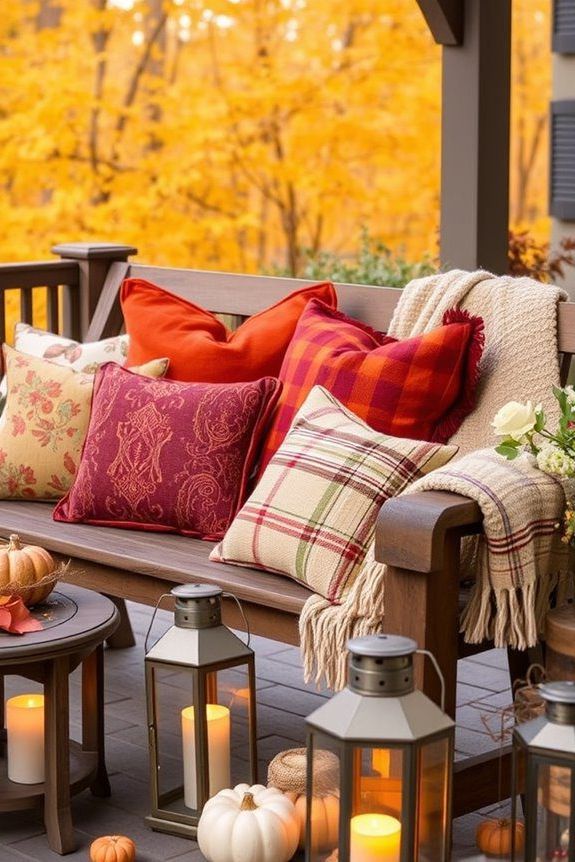 vibrant textiles for cushions