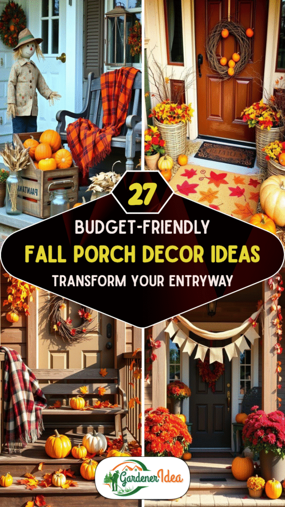 27 Cheap Fall Porch Decor Ideas: Transform Your Entryway