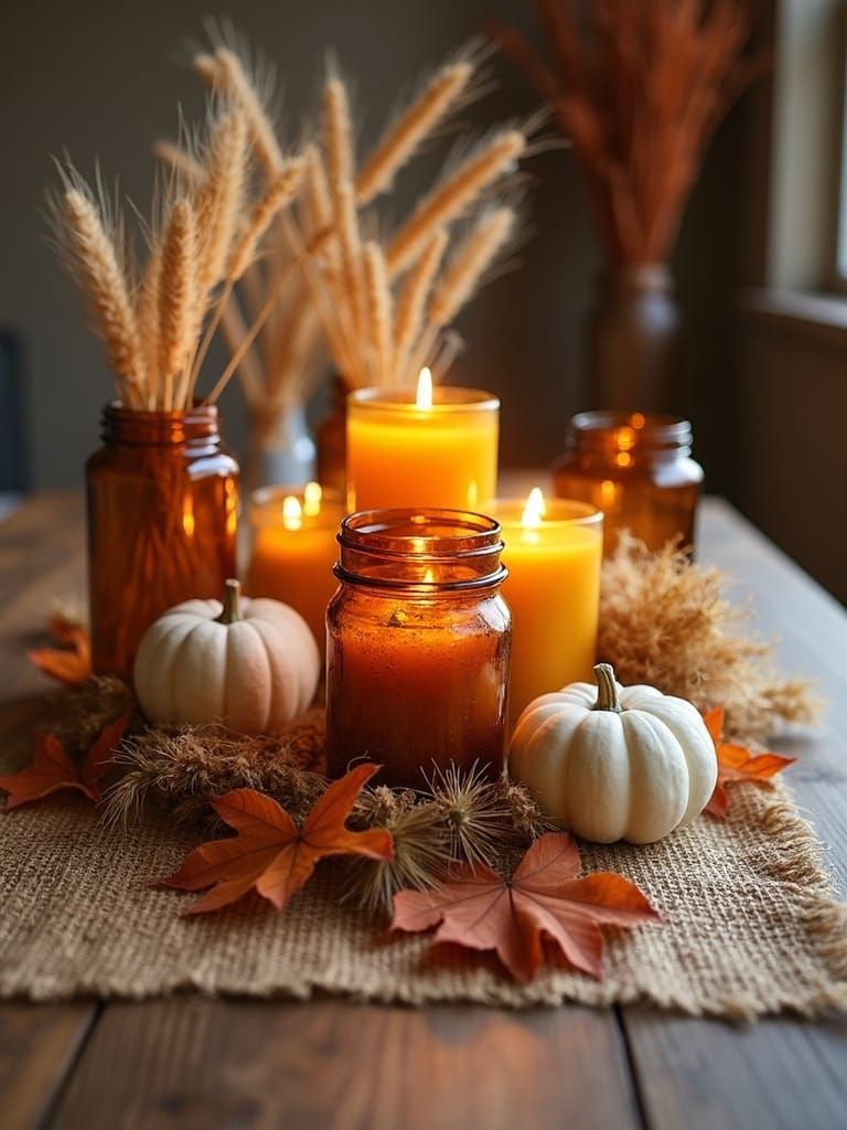 cozy eco friendly fall candles