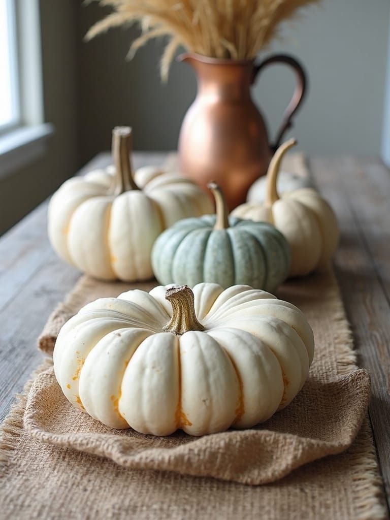 vintage pumpkins for decor