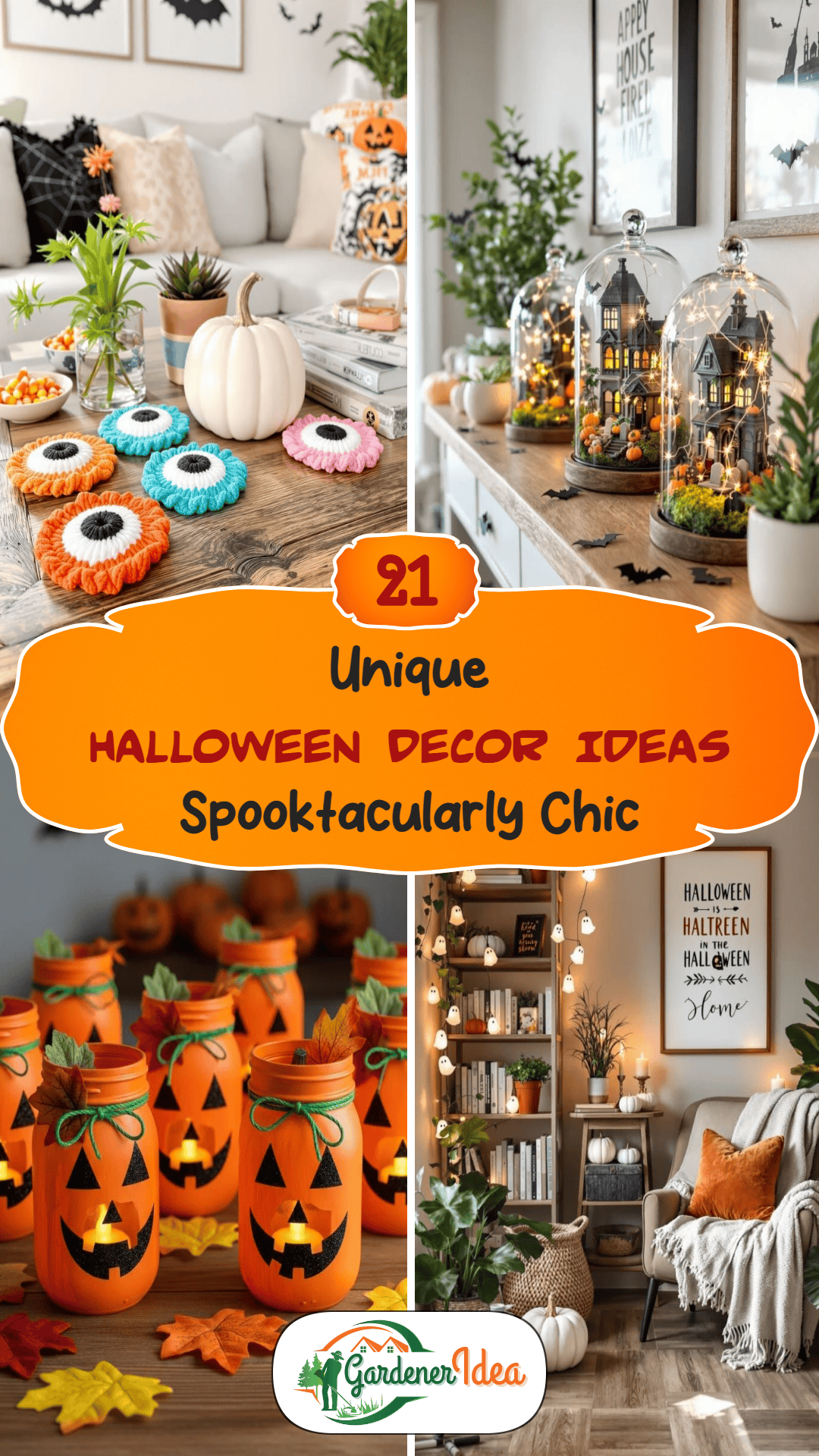 Spooktacularly Chic: 21 Unique Halloween Decor Ideas