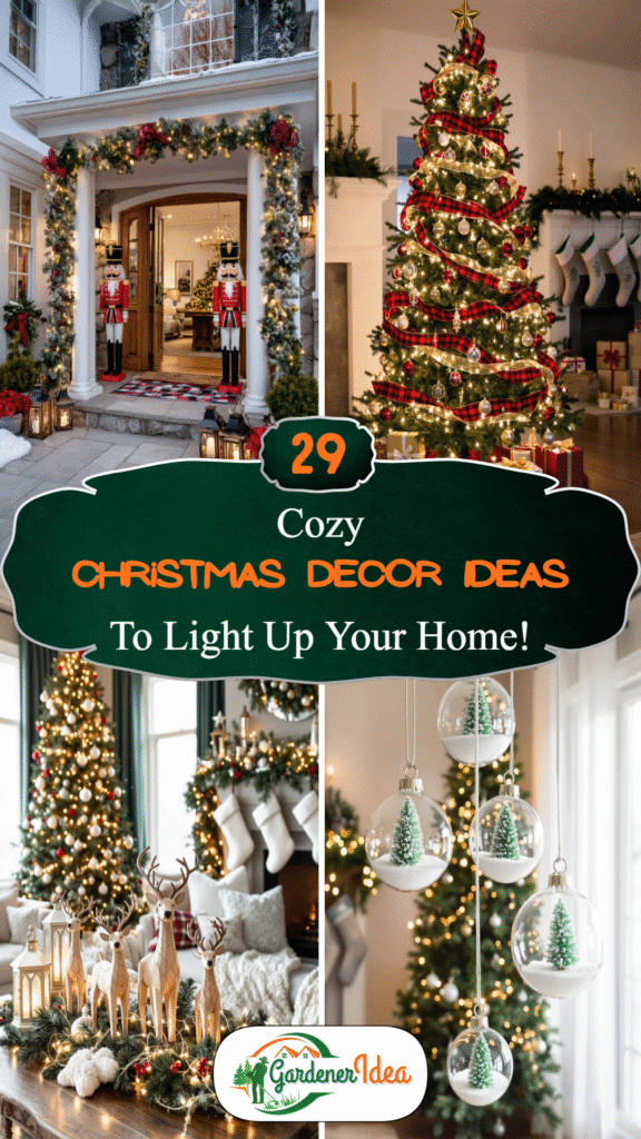 29 Cozy Christmas Decor Ideas to Light Up Your Home!