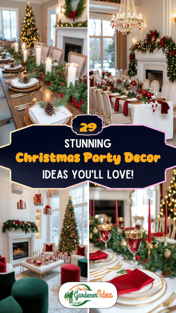 29 Stunning Christmas Party Decor Ideas You’ll Love!