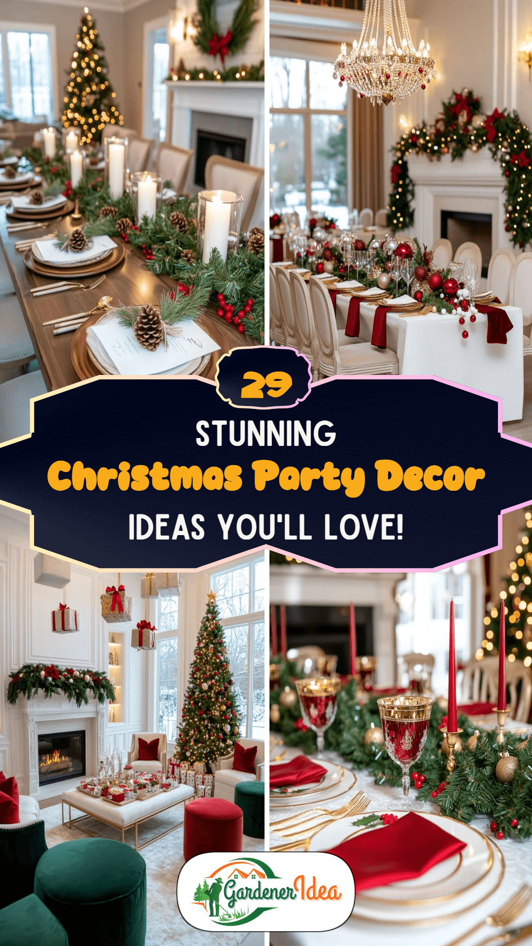 29 Stunning Christmas Party Decor Ideas You’ll Love!