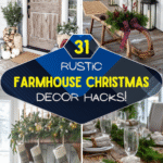 31 Rustic Farmhouse Christmas Decor Hacks!