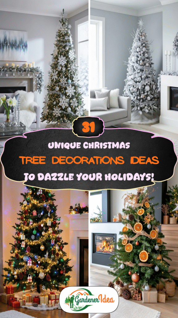 31 Unique Christmas Tree Decorations Ideas to Dazzle Your Holidays!