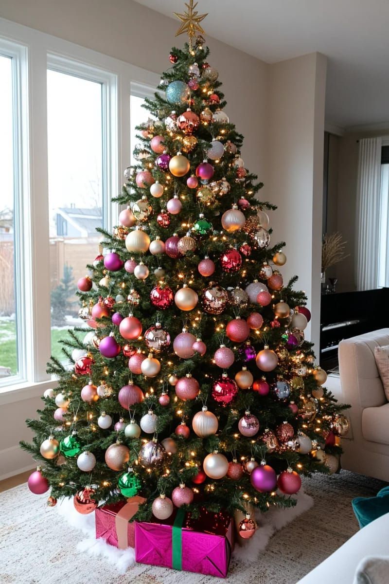 ombre ornament arrangement from top to bottom for artistic gradient effect 1