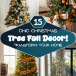 Transform Your Home with 15 Chic Christmas Tree Fall Decor!