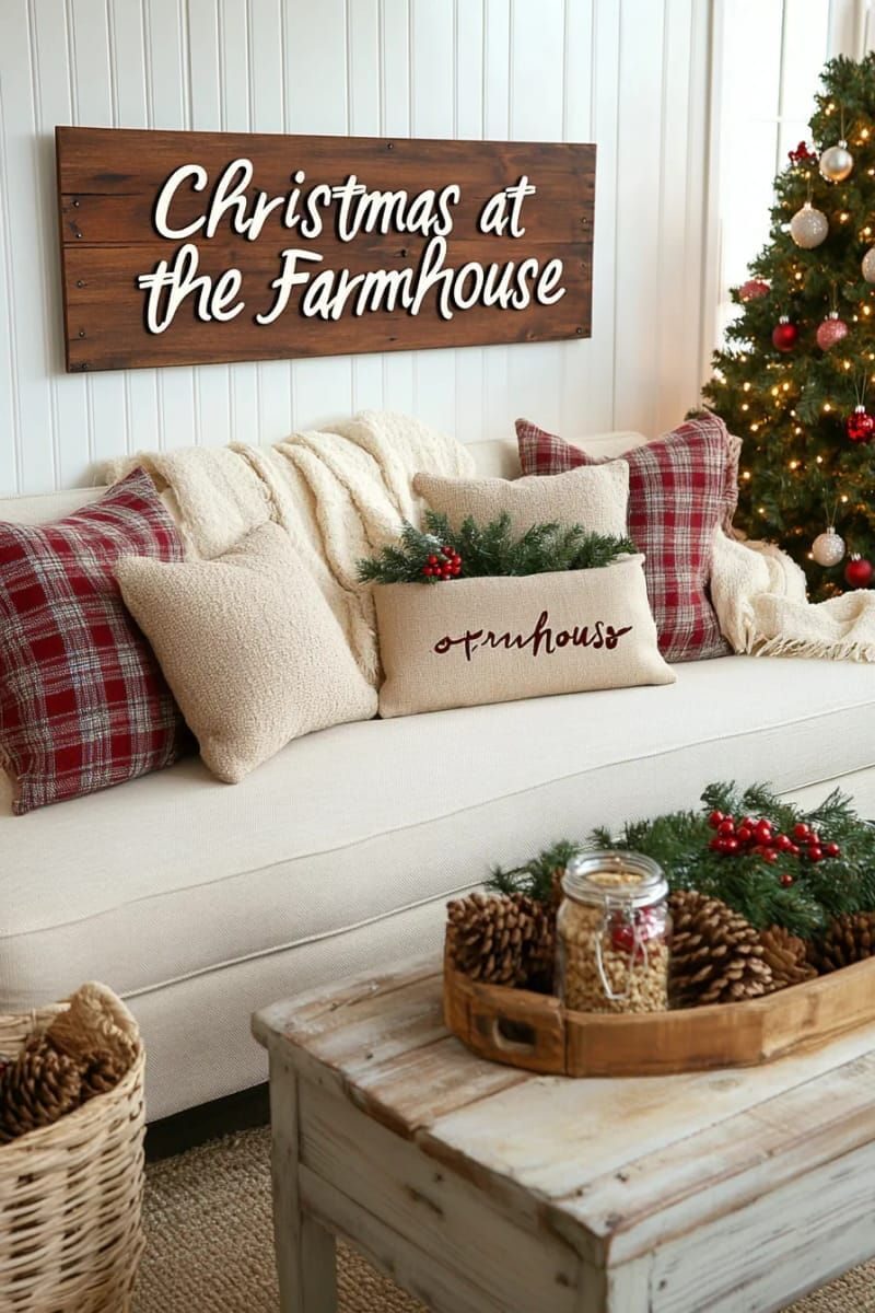 Cozy Up: 31 Rustic Farmhouse Christmas Decor Hacks!