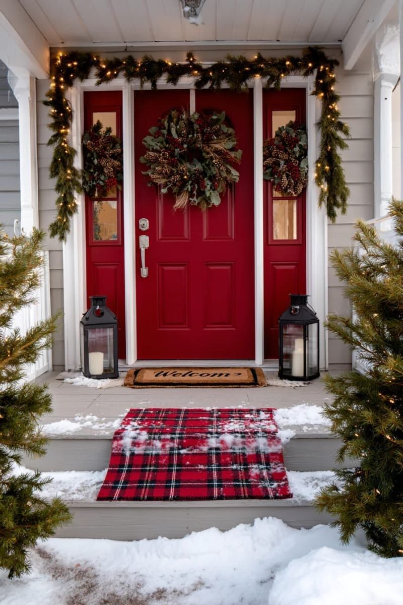 Transform Your Entry: 29 Magical Christmas Door Ideas!