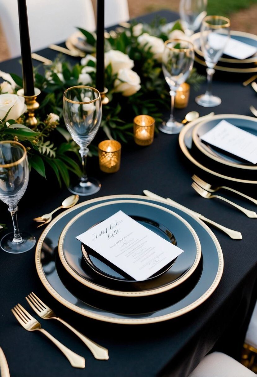 15 Stunning Black & Gold Ideas for a Glam Wedding!