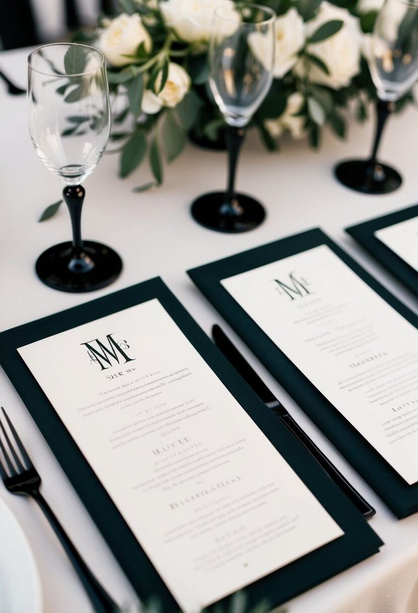 15 Stunning Black Tie Wedding Table Decor Tips!
