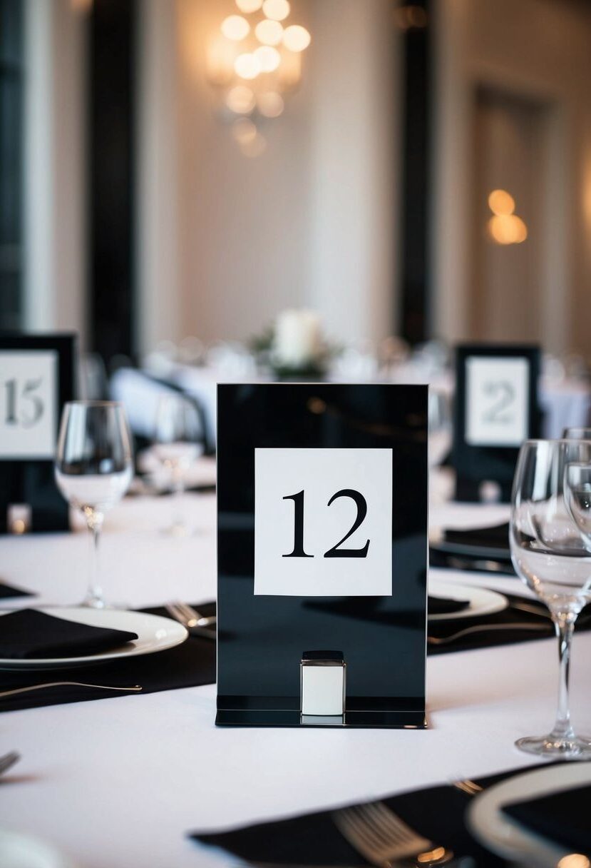 15 Stunning Black Tie Wedding Table Decor Tips!