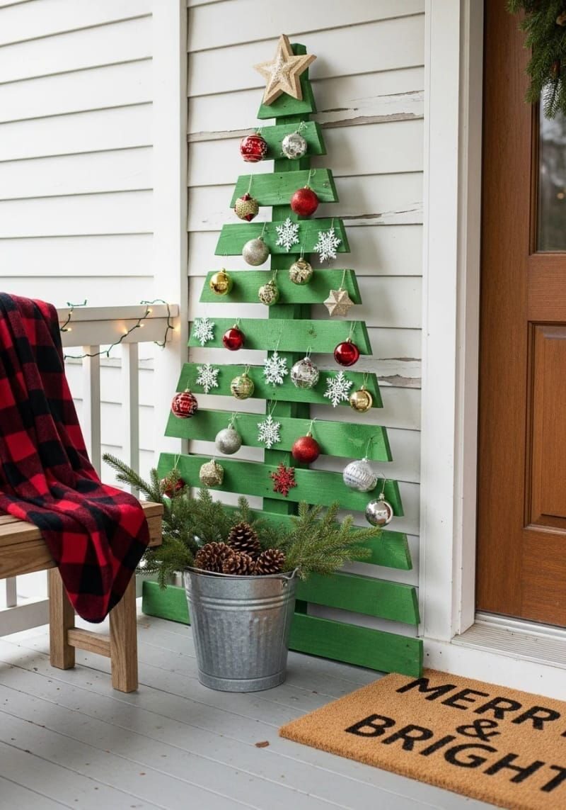15 Stunning DIY Christmas Porch Décor for Less!