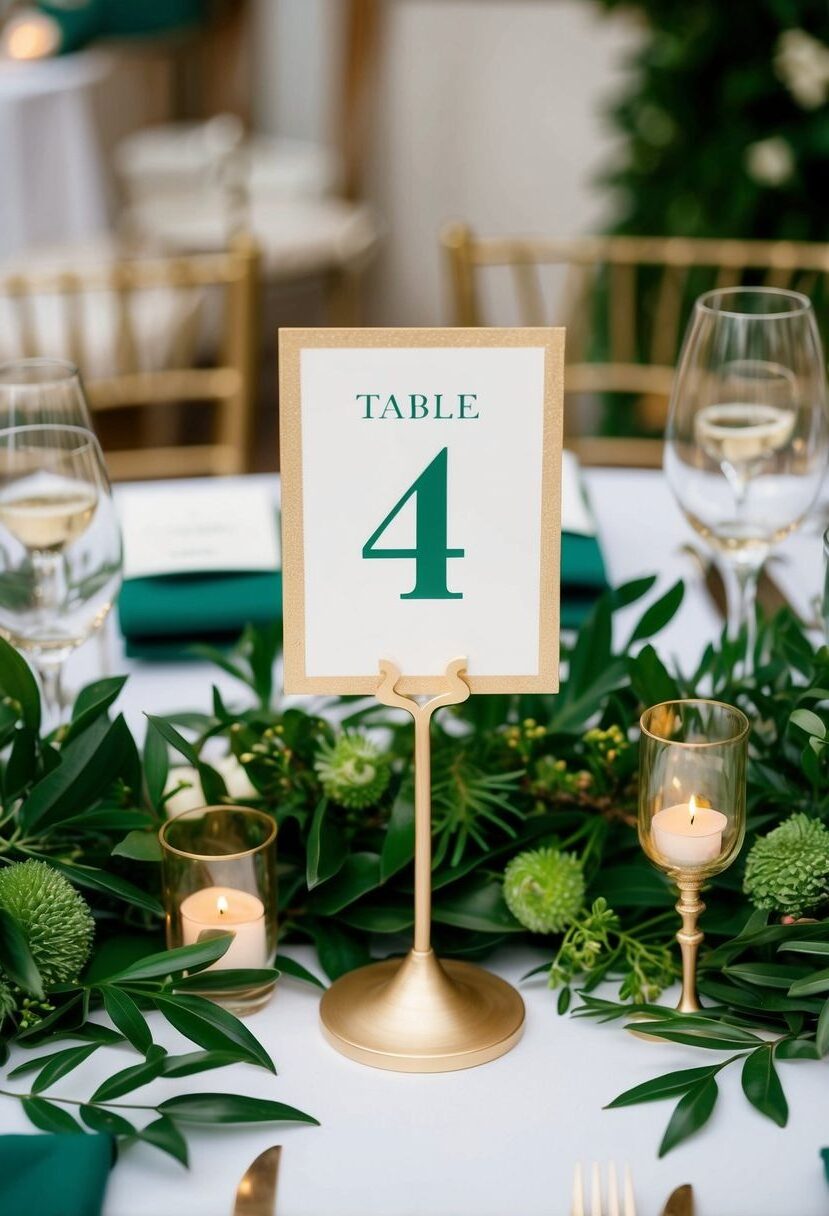 “15 Stunning Emerald Green Wedding Table Ideas You’ll Love!”