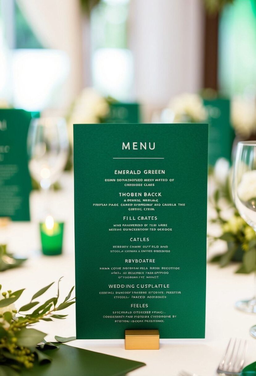 “15 Stunning Emerald Green Wedding Table Ideas You’ll Love!”