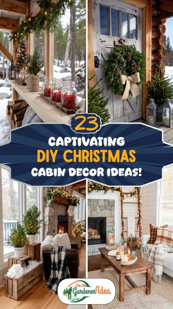 23 Captivating DIY Christmas Cabin Decor Ideas!
