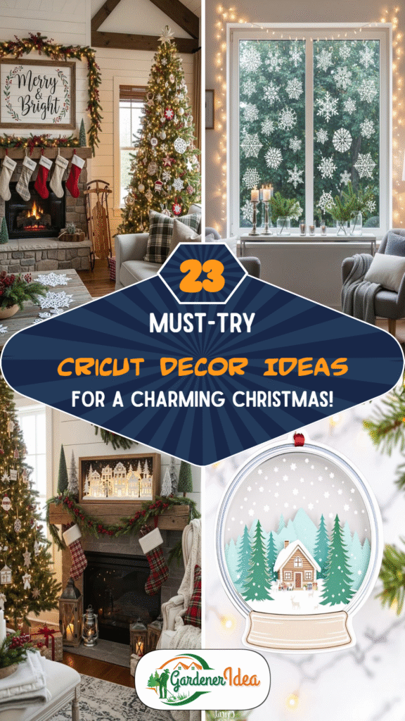 23 Must-Try Cricut Decor Ideas for a Charming Christmas!