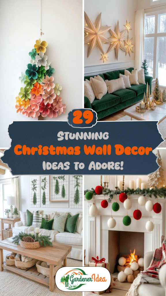 29 Stunning Christmas Wall Decor Ideas to Adore!