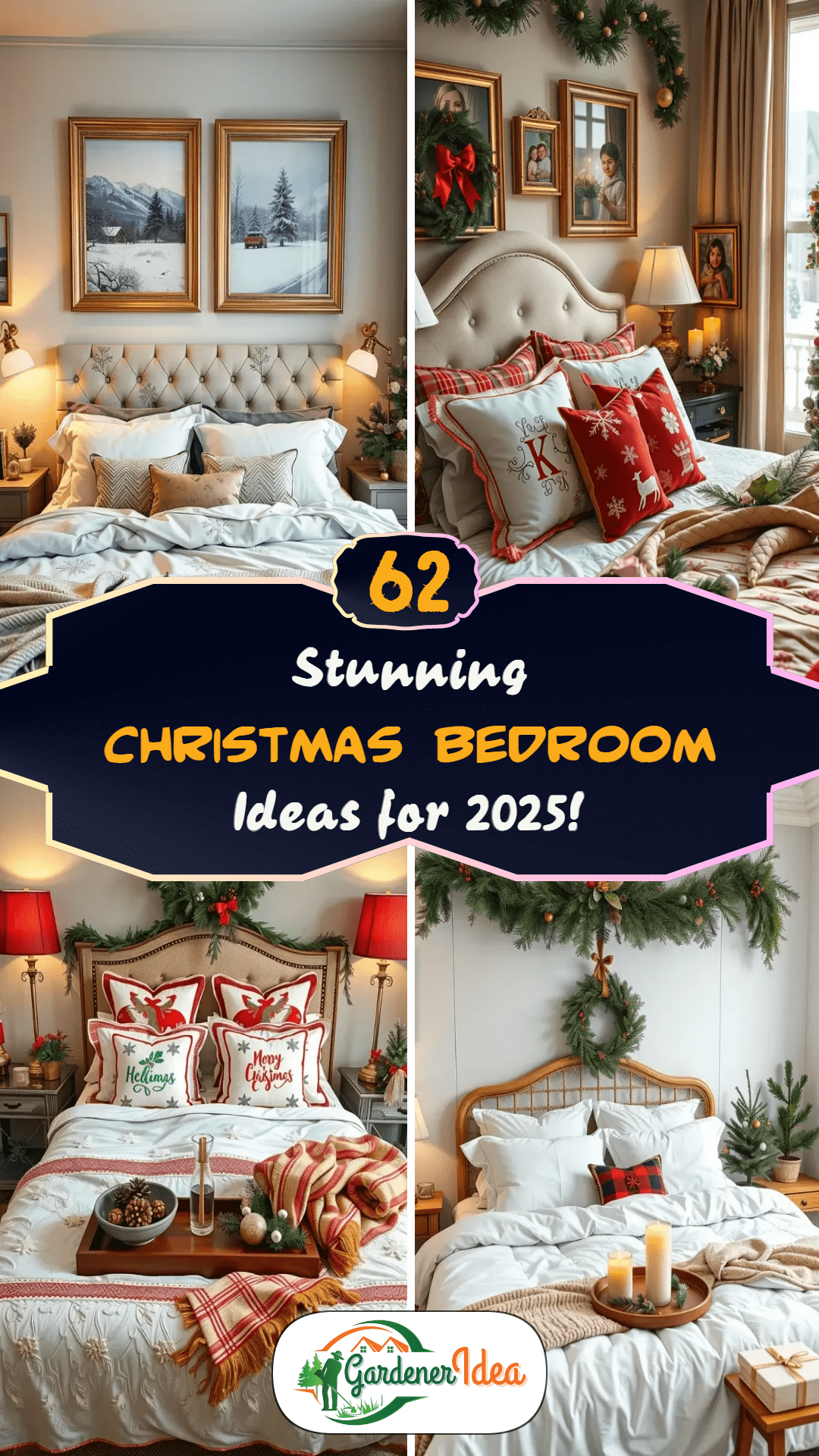 62 Stunning Christmas Bedroom Ideas for 2025!