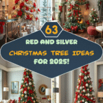 63 Stunning Red & Silver Christmas Tree Ideas for 2025!
