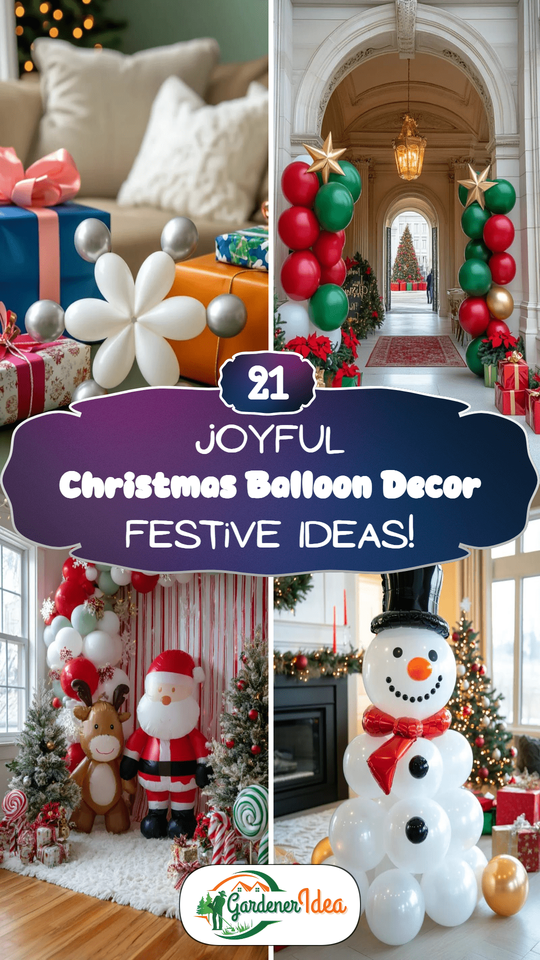 Joyful Christmas Balloon Decor: 21 Festive Ideas!
