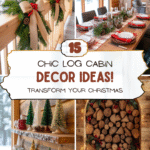 Transform Your Christmas with 15 Chic Log Cabin Decor Ideas!