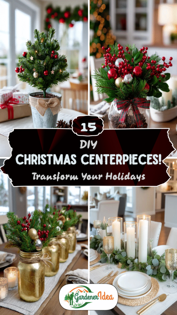 Transform Your Holidays: 15 DIY Christmas Centerpieces!