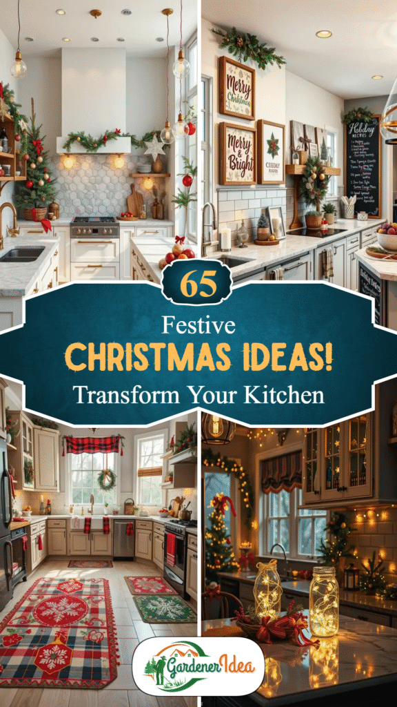 Transform Your Kitchen: 65 Festive Christmas Ideas!