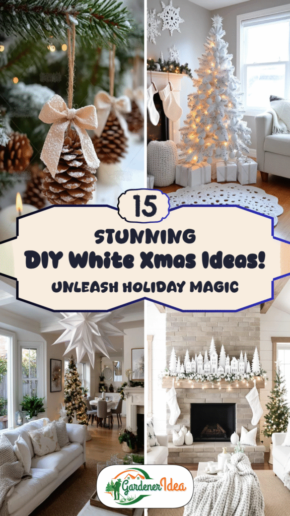 Unleash Holiday Magic: 15 Stunning DIY White Xmas Ideas!