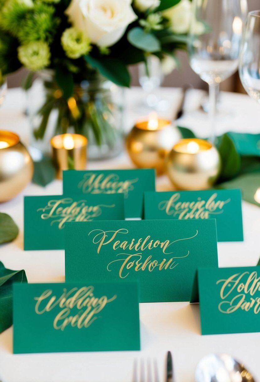 Stunning Green & Gold Table Ideas for Your Dream Wedding!