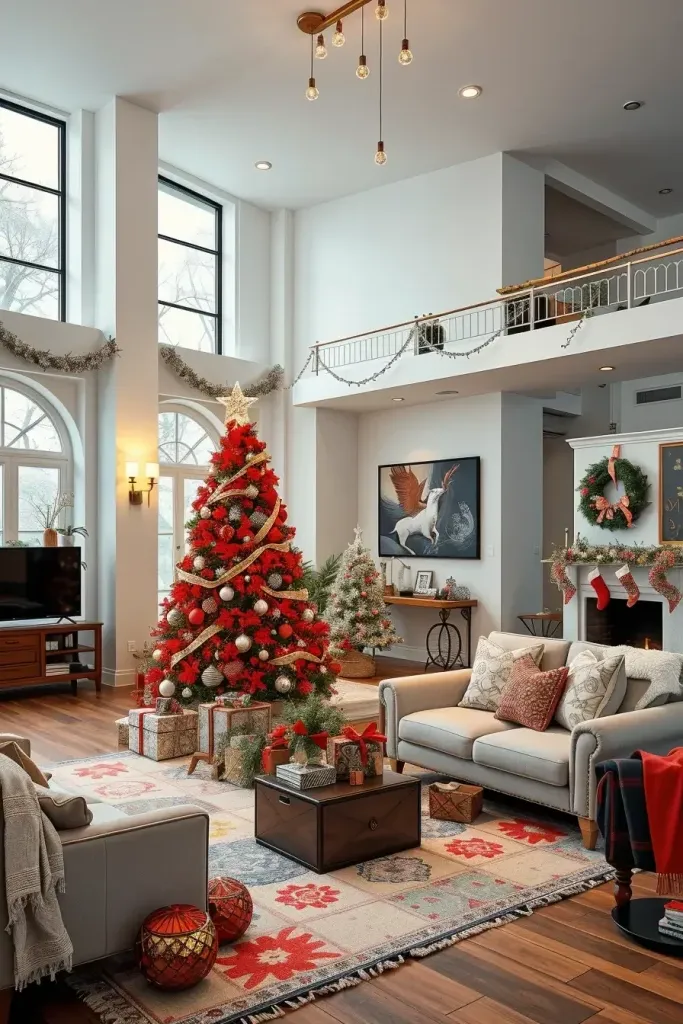 Stunning Red & Silver Christmas Tree Ideas for 2025!