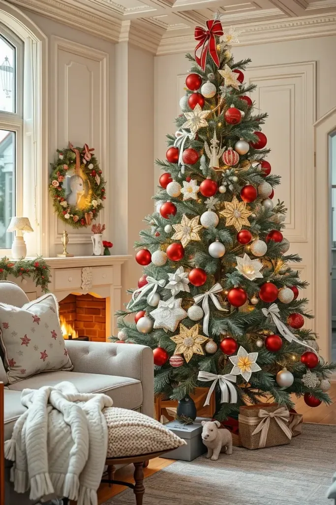 Stunning Red & Silver Christmas Tree Ideas for 2025!