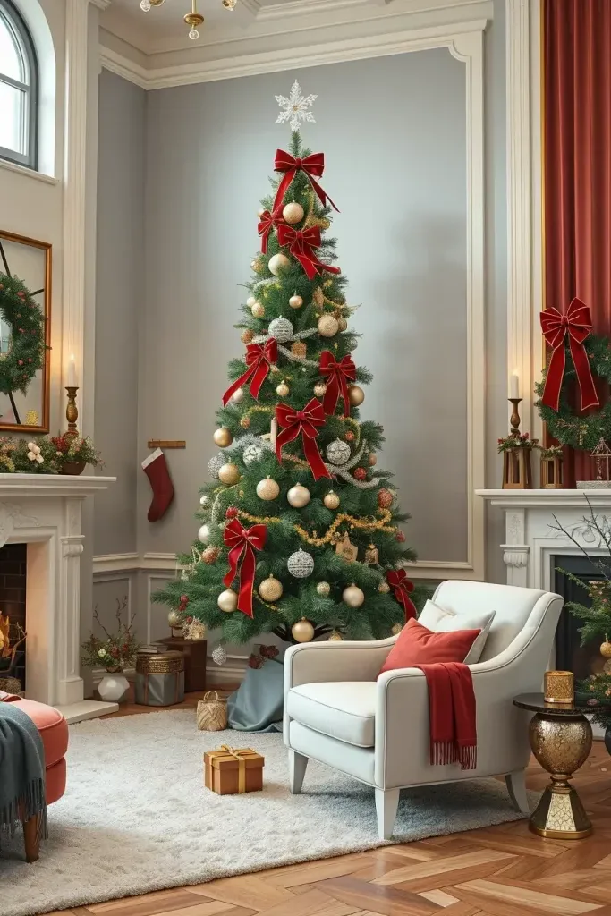 Stunning Red & Silver Christmas Tree Ideas for 2025!