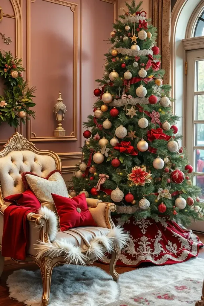 Stunning Red & Silver Christmas Tree Ideas for 2025!