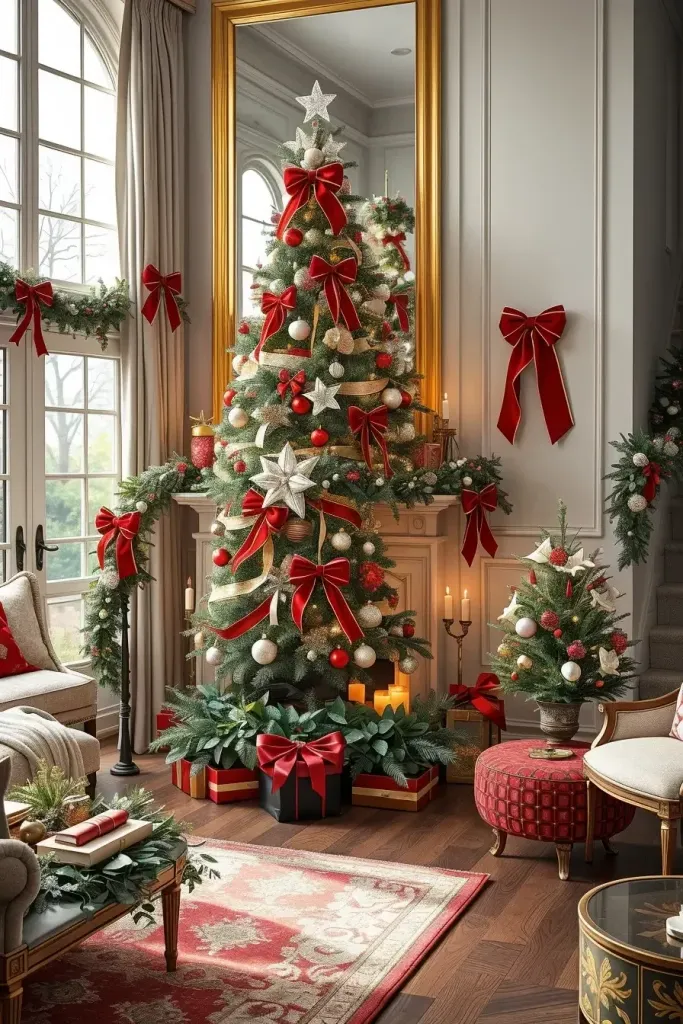 Stunning Red & Silver Christmas Tree Ideas for 2025!
