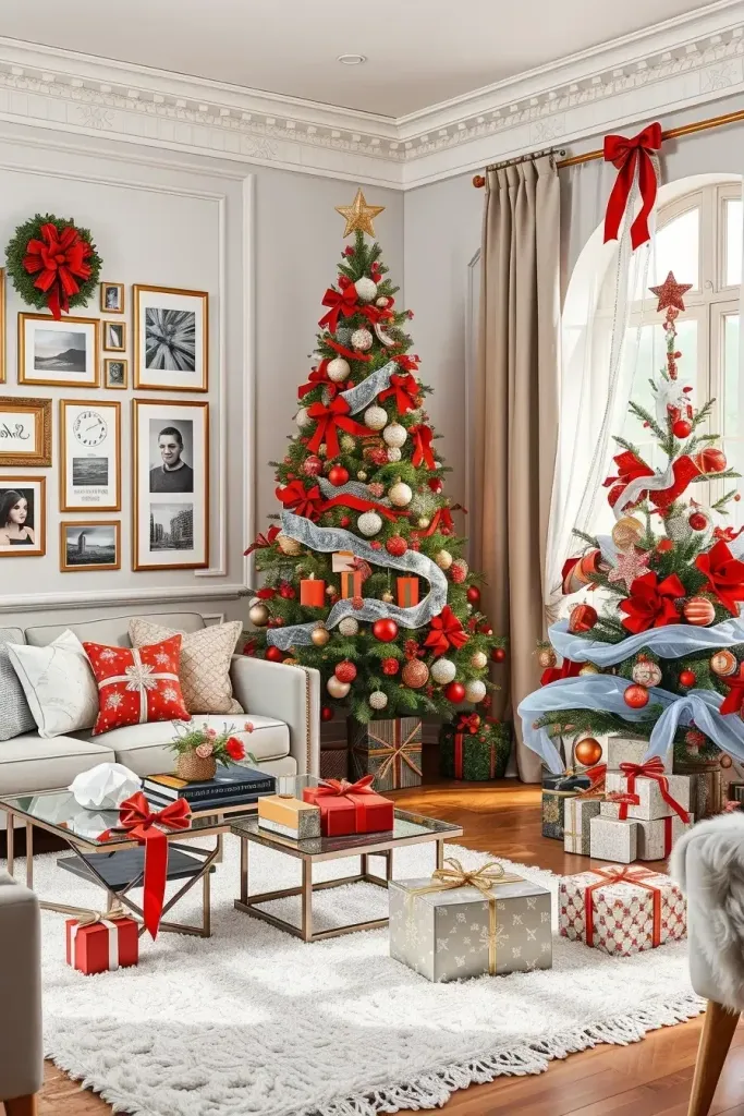 Stunning Red & Silver Christmas Tree Ideas for 2025!