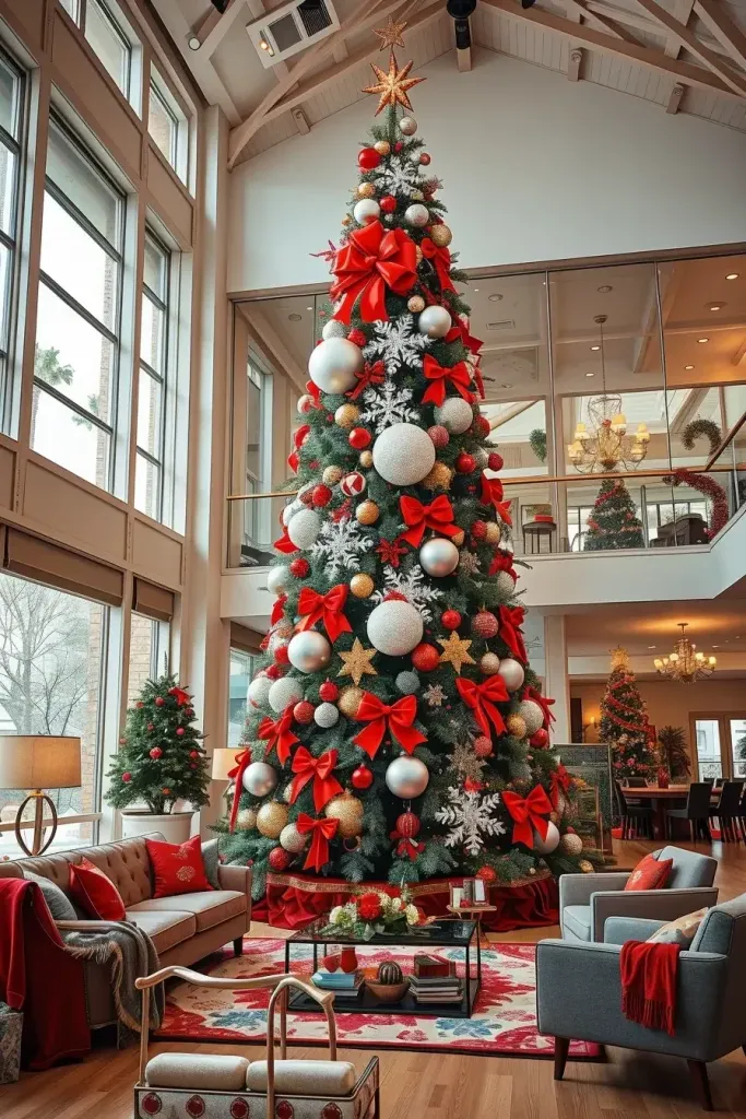 Stunning Red & Silver Christmas Tree Ideas for 2025!